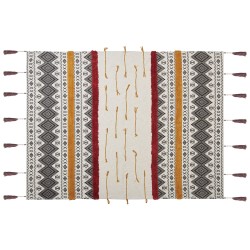 Koc AMBALA Bawełna 130 x 180 cm Kolorowy Koc AMBALA Bawełna 130 x 180 cm Kolorowy