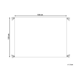 Koc SEDIO Bawełna 150 x 200 cm Biały Koc SEDIO Bawełna 150 x 200 cm Biały