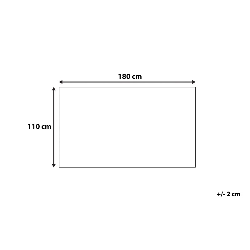 Koc ANAMUR Bawełna 110 x 180 cm Beżowy Koc ANAMUR Bawełna 110 x 180 cm Beżowy