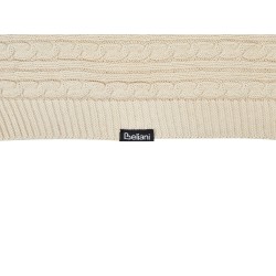 Koc ANAMUR Bawełna 110 x 180 cm Beżowy Koc ANAMUR Bawełna 110 x 180 cm Beżowy