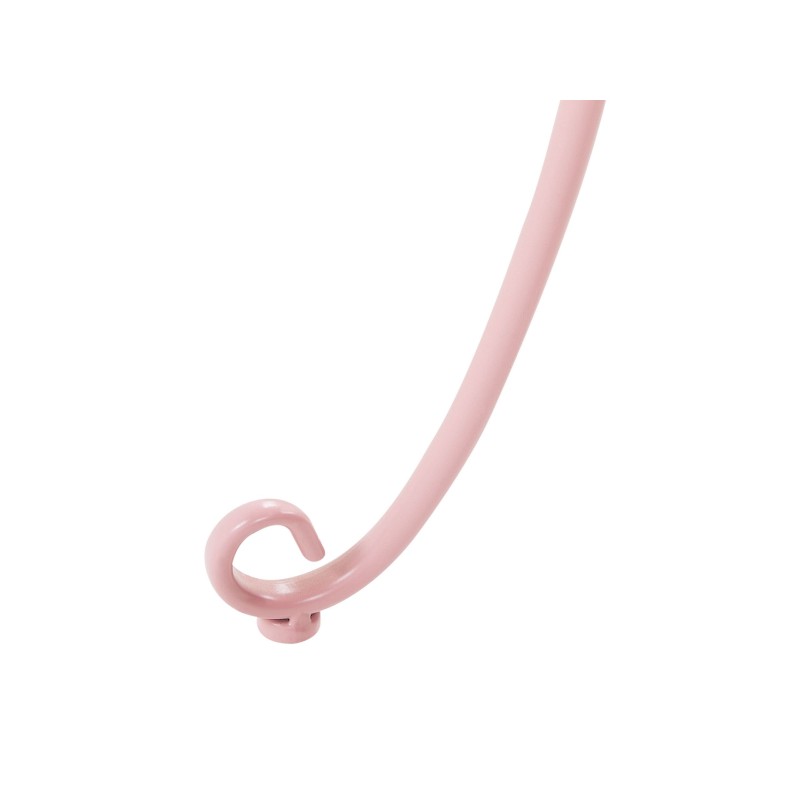 Stolik ogrodowy CAVINIA 40 cm 40 cm Metal Różowy Stolik ogrodowy CAVINIA 40 cm 40 cm Metal Różowy