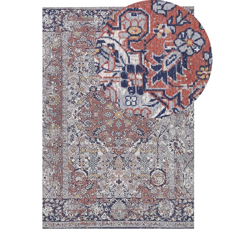 Dywan 140 x 200 cm wielokolorowy KORGAN Dywan 140 x 200 cm wielokolorowy KORGAN