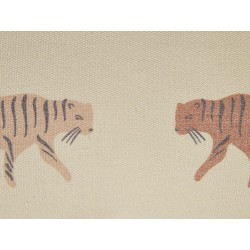 2 poduszki dekoracyjne z motywem tygrysa 30 x 50 cm beżowe NIEREMBERGIA 2 poduszki dekoracyjne z motywem tygrysa 30 x 50 cm beżowe NIEREMBERGIA