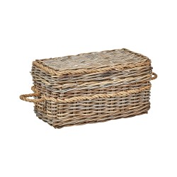 Zestaw 3 koszy GERASA Rattan Naturalny Zestaw 3 koszy GERASA Rattan Naturalny