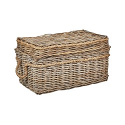 Zestaw 3 koszy GERASA Rattan Naturalny Zestaw 3 koszy GERASA Rattan Naturalny