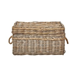 Zestaw 3 koszy GERASA Rattan Naturalny Zestaw 3 koszy GERASA Rattan Naturalny