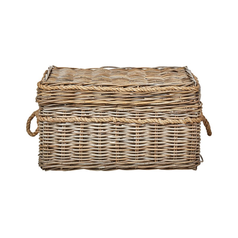 Zestaw 3 koszy GERASA Rattan Naturalny Zestaw 3 koszy GERASA Rattan Naturalny