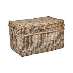 Zestaw 3 koszy GERASA Rattan Naturalny Zestaw 3 koszy GERASA Rattan Naturalny