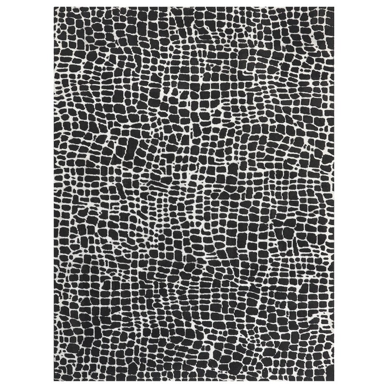 Dywan 300 x 400 cm czarno-biały PUNGE Dywan 300 x 400 cm czarno-biały PUNGE
