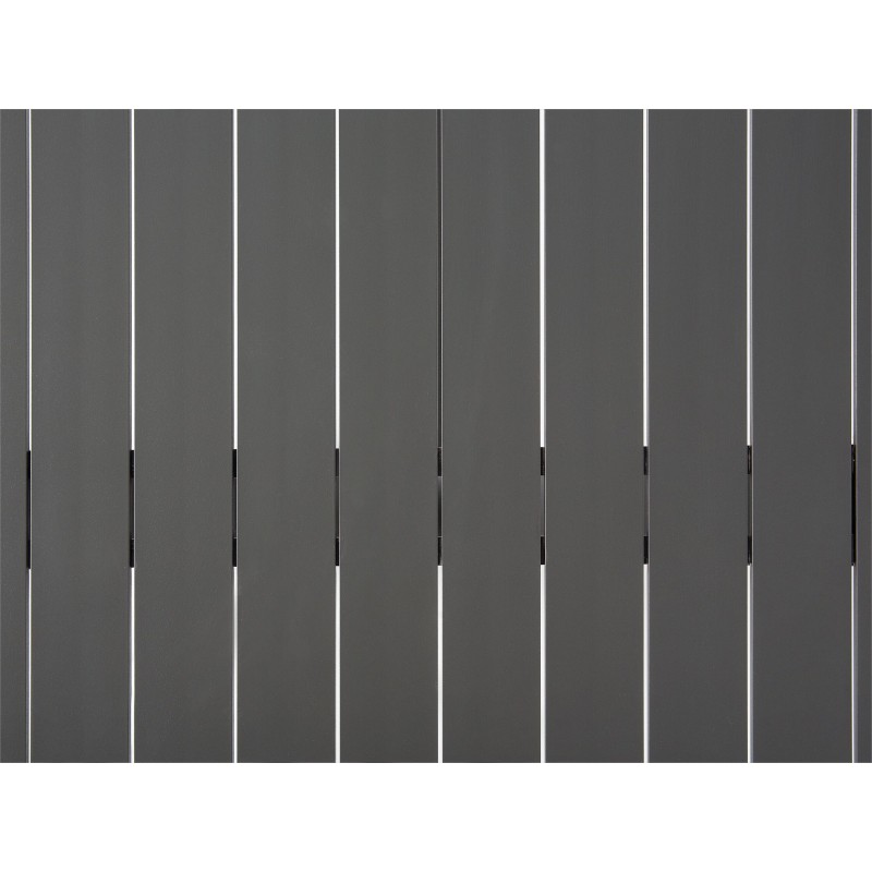 Stół ogrodowy CASCAIS 200 cm 105 cm Metal Szary Stół ogrodowy CASCAIS 200 cm 105 cm Metal Szary