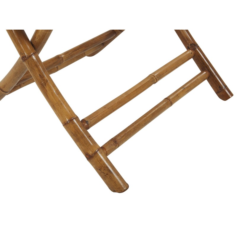 Stolik ogrodowy bambusowy 70 x 70 cm jasne drewno MOLISE Stolik ogrodowy bambusowy 70 x 70 cm jasne drewno MOLISE
