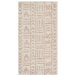 Dywan bawełniany 80 x 150 cm beżowo-różowy EDIRNE Dywan bawełniany 80 x 150 cm beżowo-różowy EDIRNE
