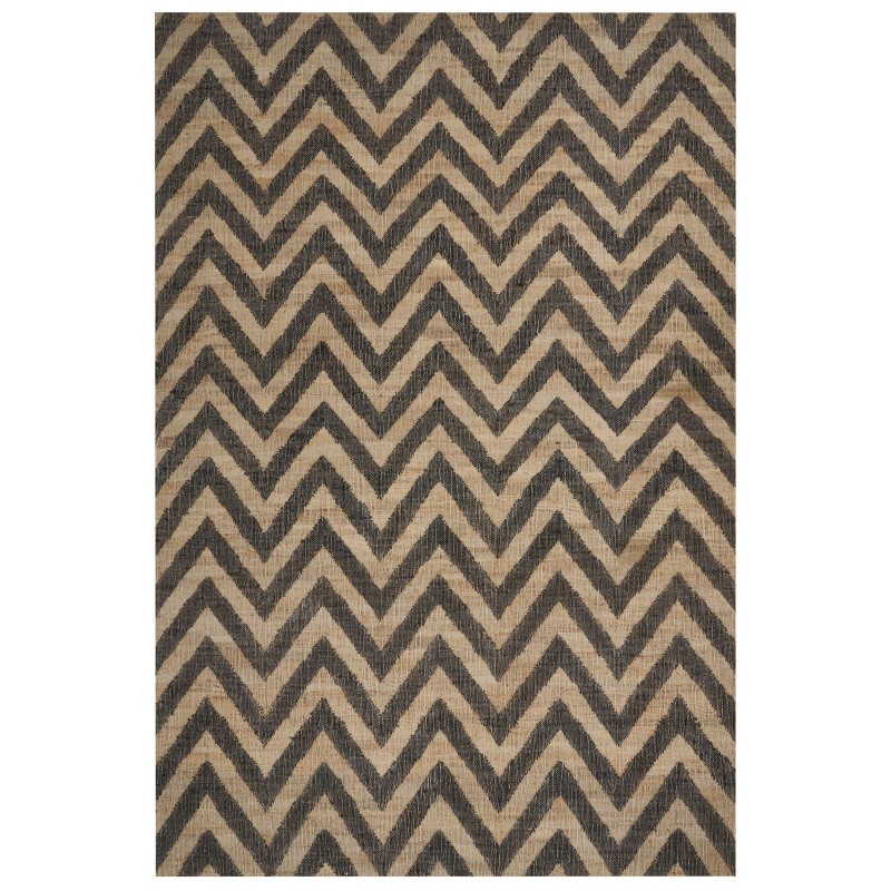 Dywan z juty 200 x 300 cm beżowo-czarny DEDEPINARI Dywan z juty 200 x 300 cm beżowo-czarny DEDEPINARI