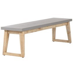 Ławka ogrodowa ORIA 160 cm Beton Szary