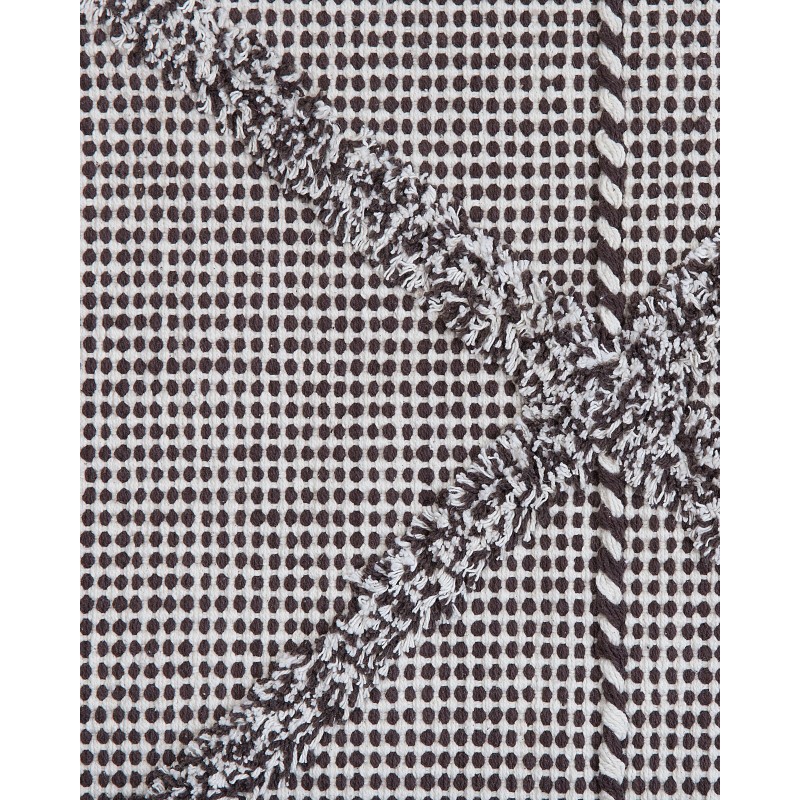 Dywan bawełniany 80 x 150 cm brązowy TUZLA Dywan bawełniany 80 x 150 cm brązowy TUZLA