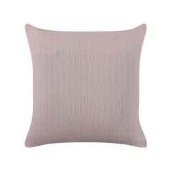 Zestaw 2 poduszek dekoracyjnych SILYBUM Welur 45 x 45 cm Różowy Wzór geometryczny Zestaw 2 poduszek dekoracyjnych SILYBUM Welur 45 x 45 cm Różowy Wzór geometryczny