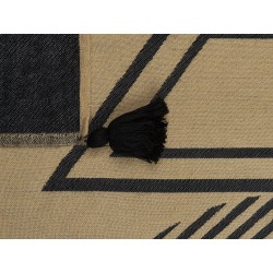 Koc THUMKI 130 x 170 cm Beżowy Koc THUMKI 130 x 170 cm Beżowy