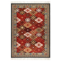 Dywan wełniany kilim 200 x 300 cm wielokolorowy URTSADZOR Dywan wełniany kilim 200 x 300 cm wielokolorowy URTSADZOR