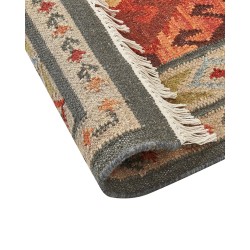 Dywan wełniany kilim 200 x 300 cm wielokolorowy URTSADZOR Dywan wełniany kilim 200 x 300 cm wielokolorowy URTSADZOR