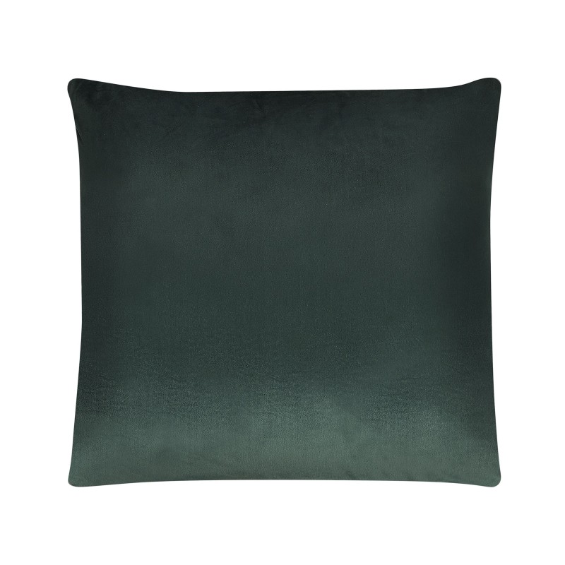 Zestaw 2 poduszek dekoracyjnych PINUS Welur 45 x 45 cm Ciemnozielony Wzór geometryczny Zestaw 2 poduszek dekoracyjnych PINUS Welur 45 x 45 cm Ciemnozielony Wzór geometryczny