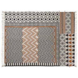 Koc PRODDATUR Bawełna 130 x 180 cm Kolorowy Koc PRODDATUR Bawełna 130 x 180 cm Kolorowy