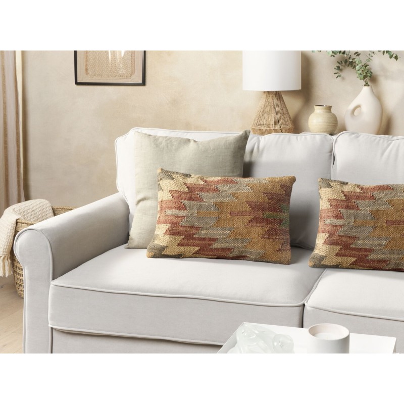Poduszka dekoracyjna DEEPOR Juta 30 x 50 cm Kolorowy Wzór orientalny Poduszka dekoracyjna DEEPOR Juta 30 x 50 cm Kolorowy Wzór orientalny