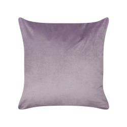 Zestaw 2 poduszek dekoracyjnych LAVATERA 45 x 45 cm Fioletowy Wzór kwiatowy Zestaw 2 poduszek dekoracyjnych LAVATERA 45 x 45 cm Fioletowy Wzór kwiatowy