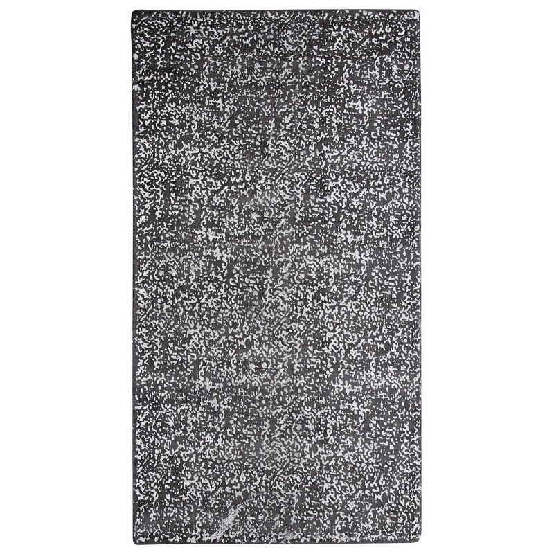 Dywan z wiskozy 80 x 150 cm szaro-srebrny ESEL Dywan z wiskozy 80 x 150 cm szaro-srebrny ESEL