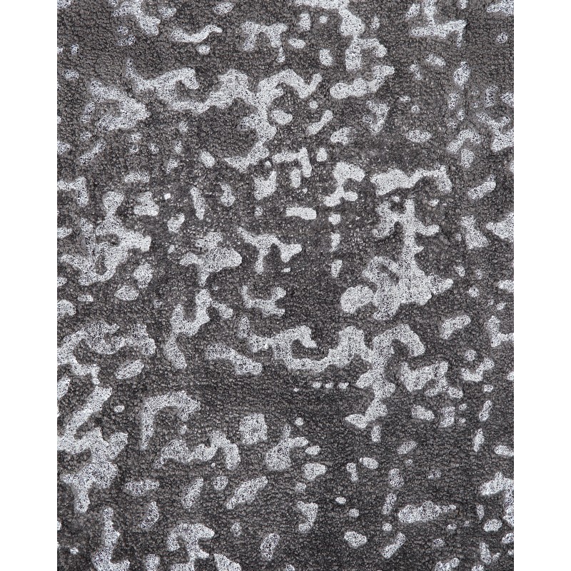 Dywan z wiskozy 80 x 150 cm szaro-srebrny ESEL Dywan z wiskozy 80 x 150 cm szaro-srebrny ESEL