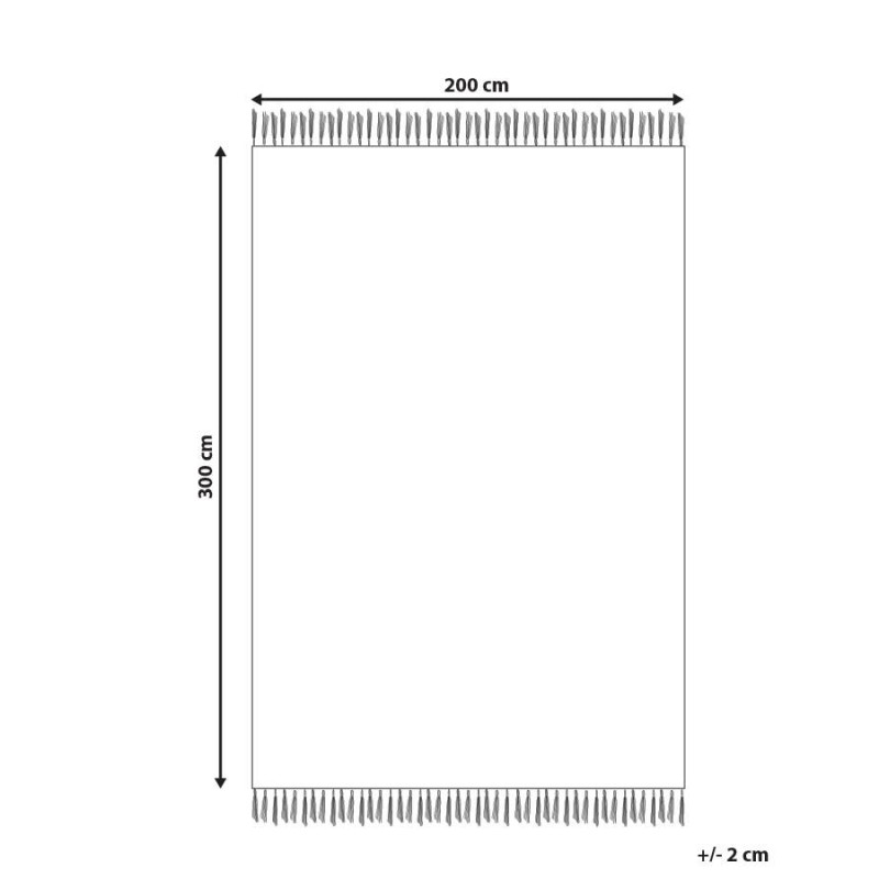 Dywan 200 x 300 cm beżowy SAZOO Dywan 200 x 300 cm beżowy SAZOO