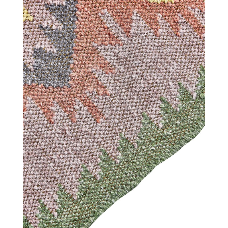 Dywan zewnętrzny 140 x 200 cm wielokolorowy SAHBAZ Dywan zewnętrzny 140 x 200 cm wielokolorowy SAHBAZ
