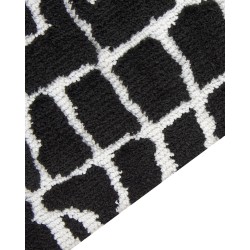 Dywan 160 x 230 cm czarno-biały PUNGE Dywan 160 x 230 cm czarno-biały PUNGE