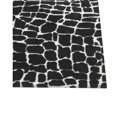 Dywan 160 x 230 cm czarno-biały PUNGE Dywan 160 x 230 cm czarno-biały PUNGE