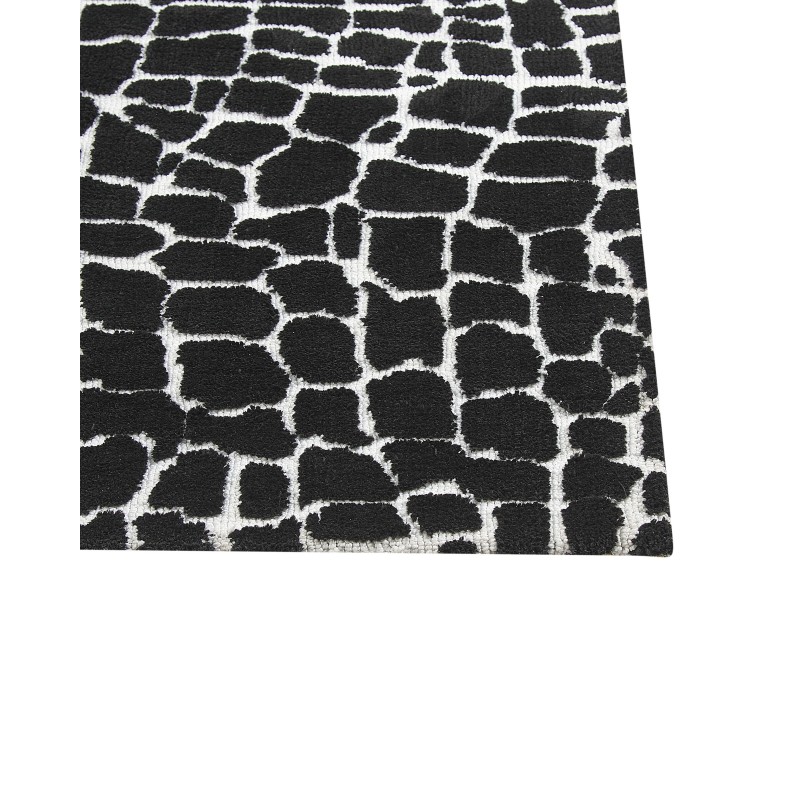 Dywan 160 x 230 cm czarno-biały PUNGE Dywan 160 x 230 cm czarno-biały PUNGE