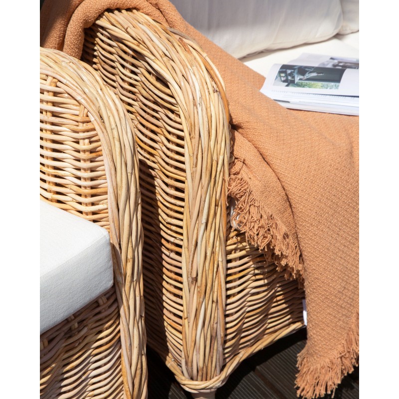 Zestaw ogrodowy dla 5 osób ALESSANO Rattan Naturalny Zestaw ogrodowy dla 5 osób ALESSANO Rattan Naturalny