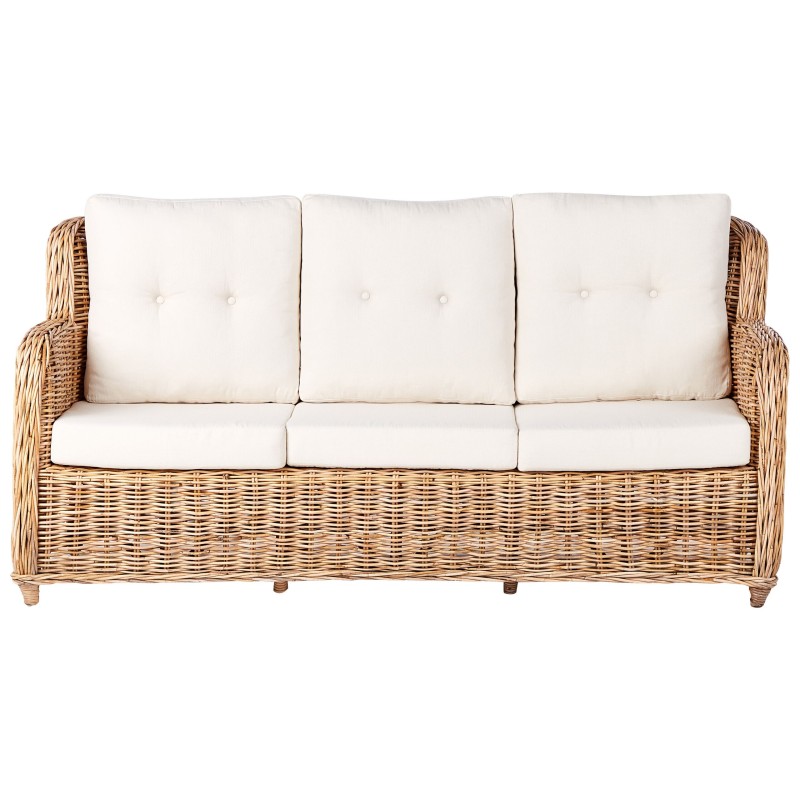 Zestaw ogrodowy dla 5 osób ALESSANO Rattan Naturalny Zestaw ogrodowy dla 5 osób ALESSANO Rattan Naturalny