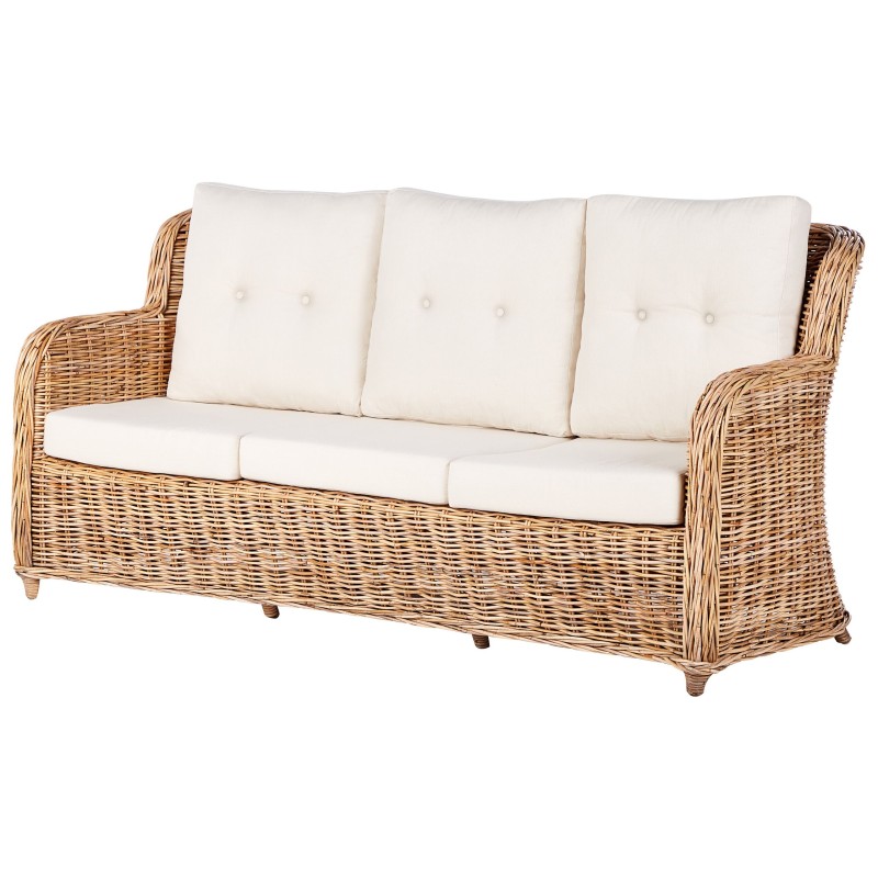 Zestaw ogrodowy dla 5 osób ALESSANO Rattan Naturalny Zestaw ogrodowy dla 5 osób ALESSANO Rattan Naturalny