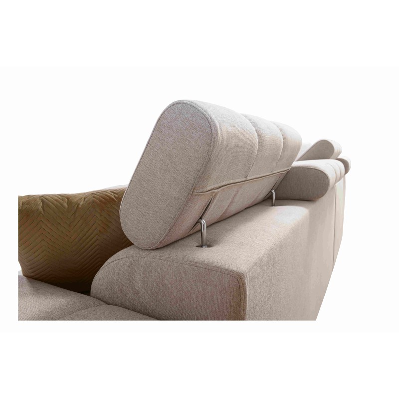 Ecksofa Venna I Mini mit Schlaffunktion und USB-Anschluss im Stoff Plüsch, Avra 16 Ecksofa Venna I Mini mit Schlaffunktion und USB-Anschluss im Stoff Plüsch, Avra 16