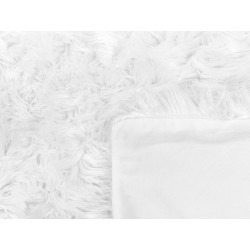 Narzuta na łóżko DELICE 150 x 200 cm Biały Narzuta na łóżko DELICE 150 x 200 cm Biały