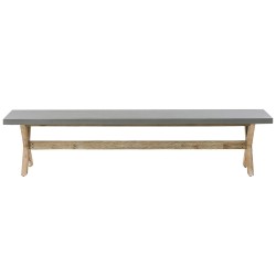 Ławka ogrodowa OLBIA 200 cm Beton Szary Ławka ogrodowa OLBIA 200 cm Beton Szary