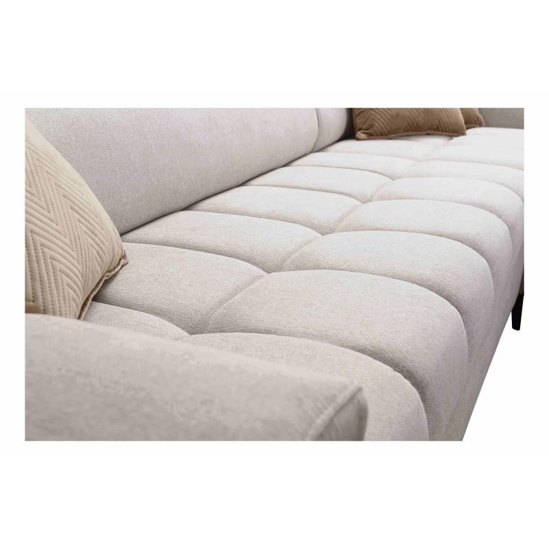 Ecksofa Venna I Mini mit Schlaffunktion und USB-Anschluss im Stoff Plüsch, Avra 16 Ecksofa Venna I Mini mit Schlaffunktion und USB-Anschluss im Stoff Plüsch, Avra 16