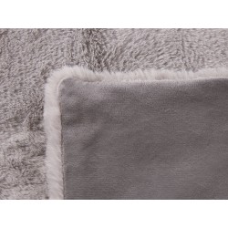 Koc CHAAB 150 x 200 cm Jasnoszary Koc CHAAB 150 x 200 cm Jasnoszary
