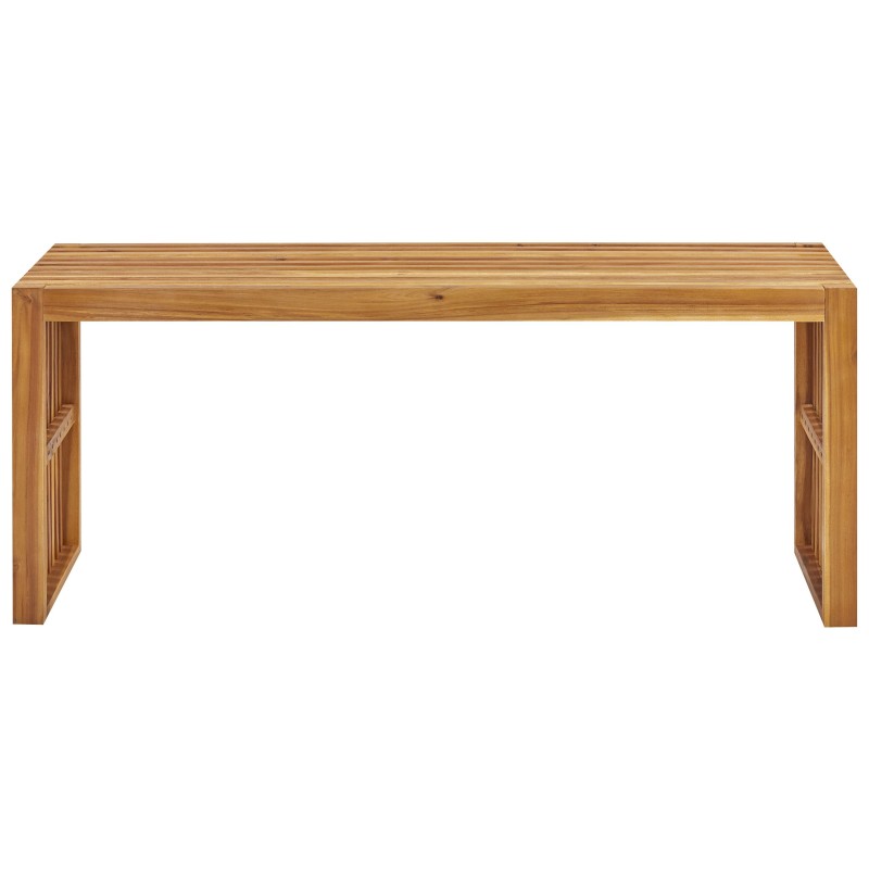 Stolik kawowy ogrodowy BELLANO 35 cm 150 cm Drewno akacjowe Brązowy Stolik kawowy ogrodowy BELLANO 35 cm 150 cm Drewno akacjowe Brązowy