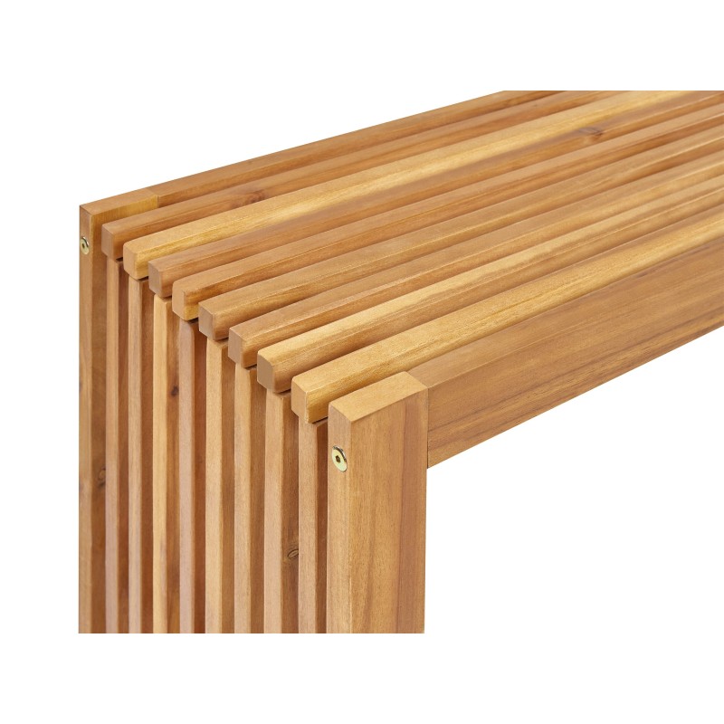 Stolik kawowy ogrodowy BELLANO 35 cm 150 cm Drewno akacjowe Brązowy Stolik kawowy ogrodowy BELLANO 35 cm 150 cm Drewno akacjowe Brązowy