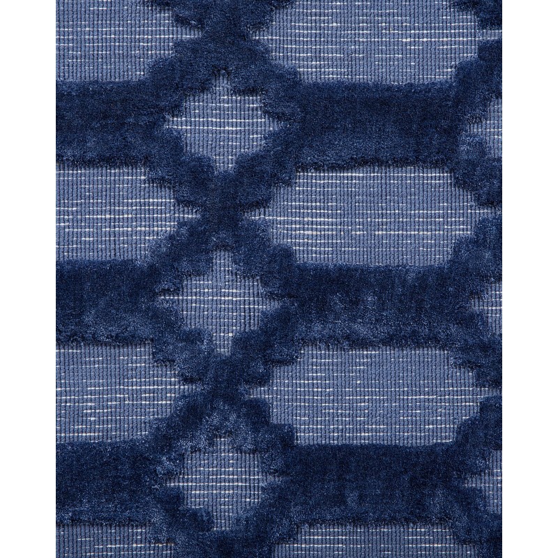 Dywan wiskozowy 160 x 230 cm niebieski CIZRE Dywan wiskozowy 160 x 230 cm niebieski CIZRE
