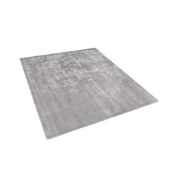 Dywan z wiskozy 200 x 200 cm jasnoszary GESI II Dywan z wiskozy 200 x 200 cm jasnoszary GESI II