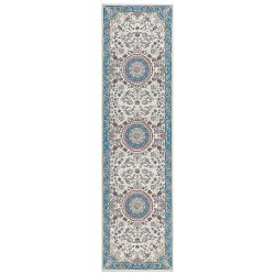 Dywan 80 x 300 cm beżowo-niebieski GORDES Dywan 80 x 300 cm beżowo-niebieski GORDES