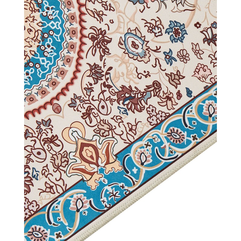 Dywan 80 x 300 cm beżowo-niebieski GORDES Dywan 80 x 300 cm beżowo-niebieski GORDES