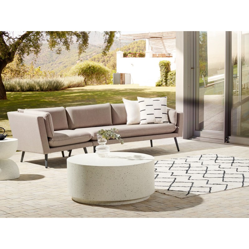 Sofa ogrodowa 3-osobowa lewostronna beżowa LORETELLO Sofa ogrodowa 3-osobowa lewostronna beżowa LORETELLO