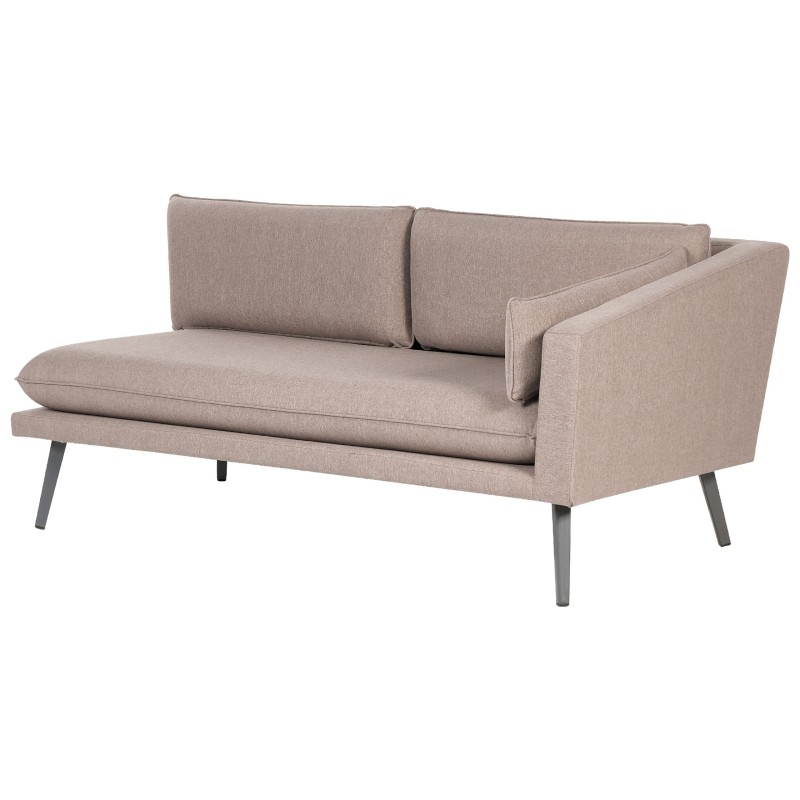 Sofa ogrodowa 3-osobowa lewostronna beżowa LORETELLO Sofa ogrodowa 3-osobowa lewostronna beżowa LORETELLO